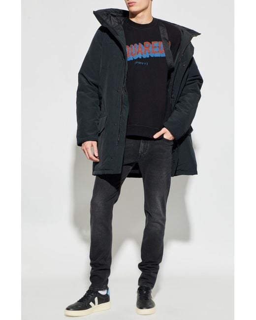 Canada Goose Blue Puffer Jacket 'Langford' for men