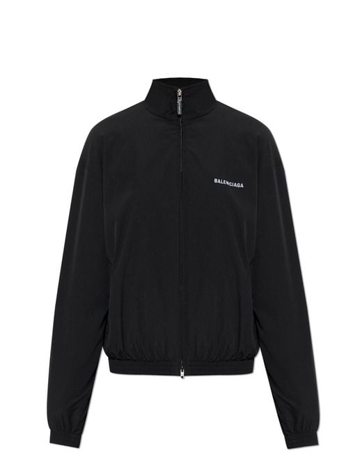 Balenciaga Black Jacket With Logo