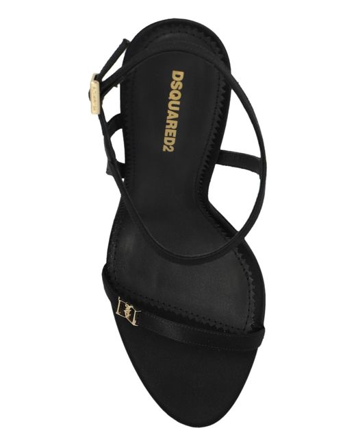 DSquared² Black High Heel Sandals