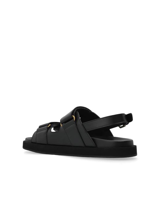 Etro Blue Leather Sandals for men