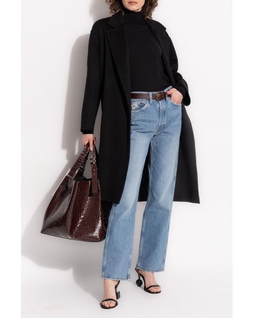 Re/done Black Jeans With Straight Legs