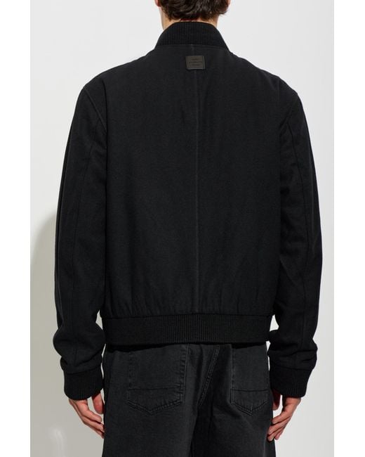 AllSaints Black 'Deceit' Bomber Jacket for men