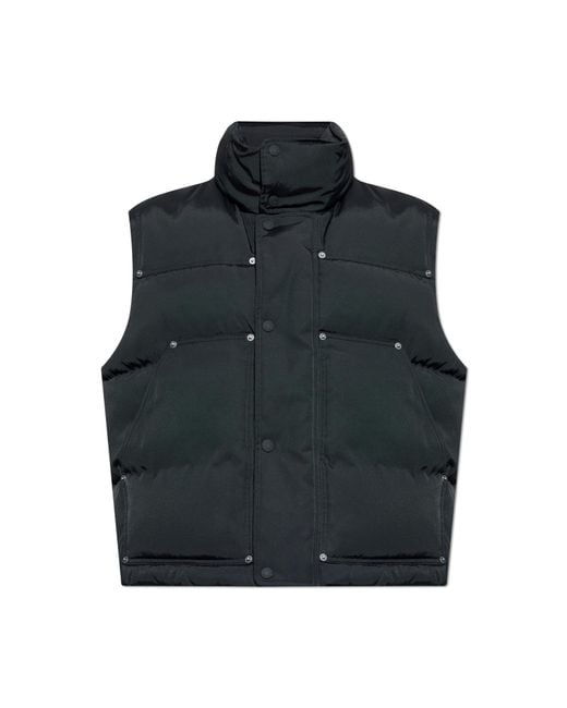 DSquared² Black Vest With Logo for men
