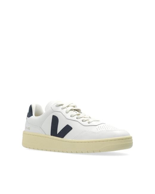 Veja White Sports Shoes `V-90 O.T. Leather`