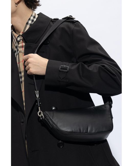 Burberry Black 'shield' Shoulder Bag, for men