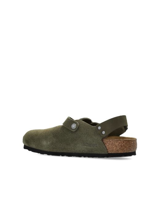 Birkenstock Green "Tokio Ii Suede" Shoes for men