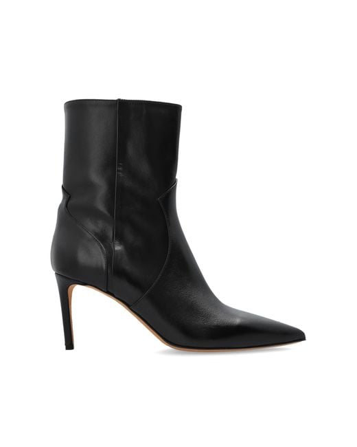 IRO Gray Davy Heeled Ankle Boots