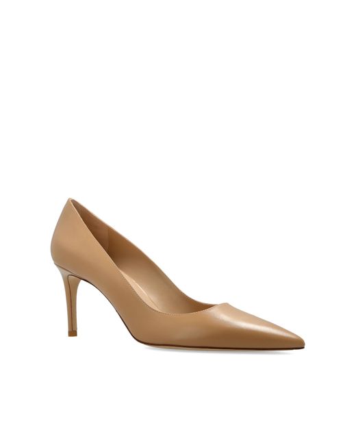 Stuart Weitzman Natural "Stuart Power" Stilettos
