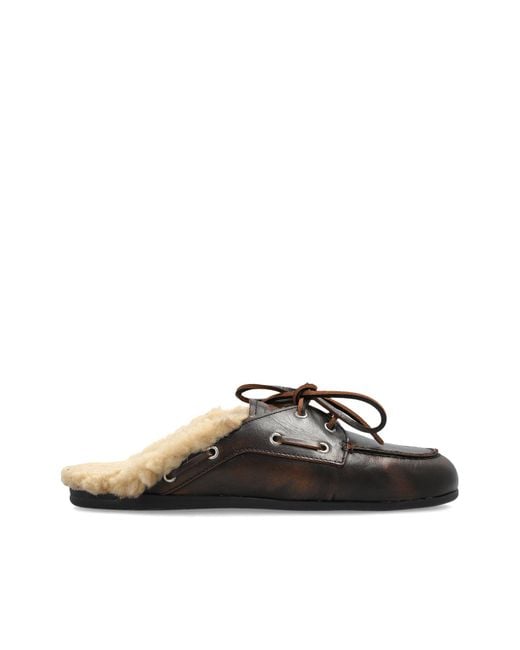 POSA Black 'Boat' Slides