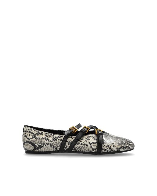 MICHAEL Michael Kors Natural Ballet Flats 'Indy'