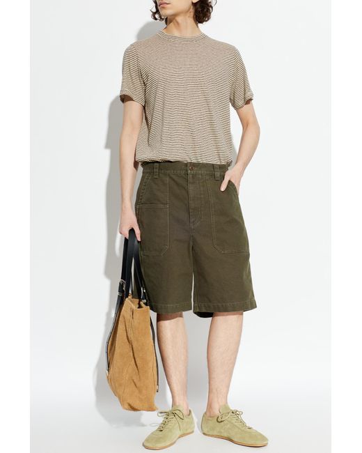 Isabel Marant Green "Akyle" Shorts for men