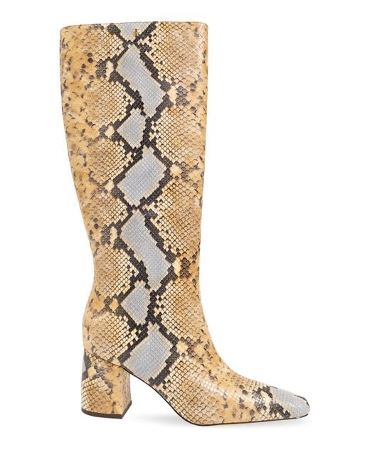 Tory Burch Natural Leather Heeled Knee-High Boots