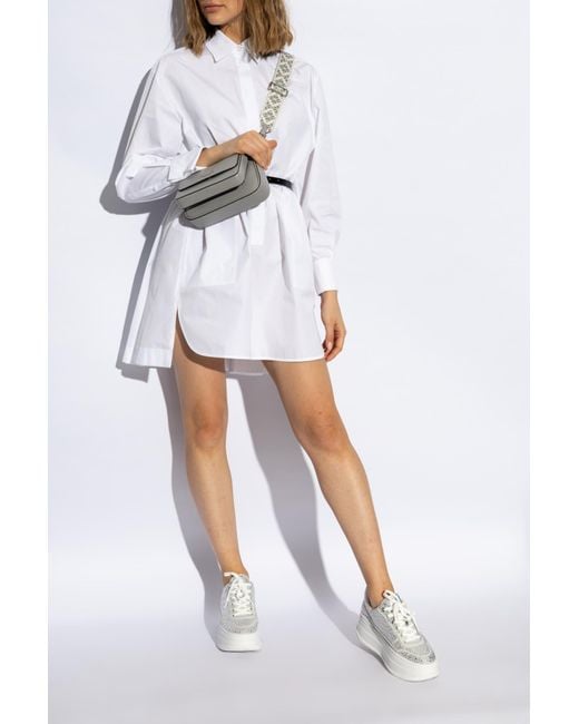 michael kors white platform sneakers