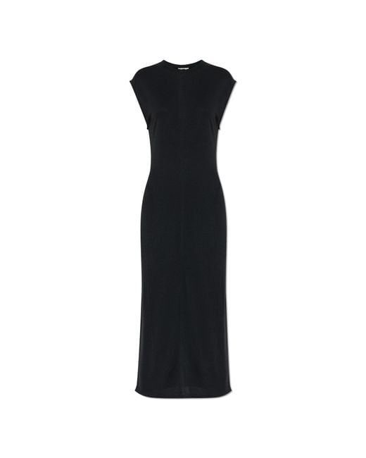 AMI Black Sleeveless Dress