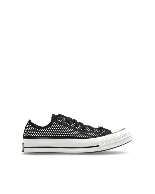 Converse White X Swarovski