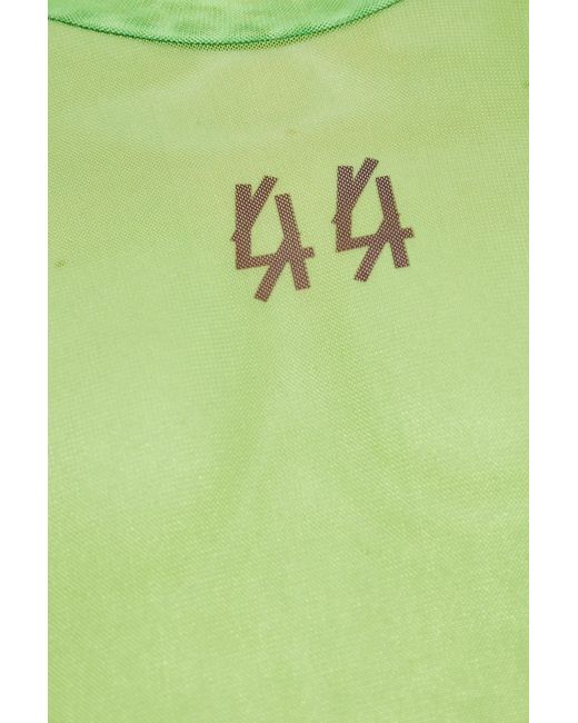 44 Label Group Green Long Sleeve T-Shirt for men