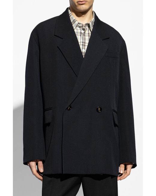 Bottega Veneta Blue Wool Jacket for men