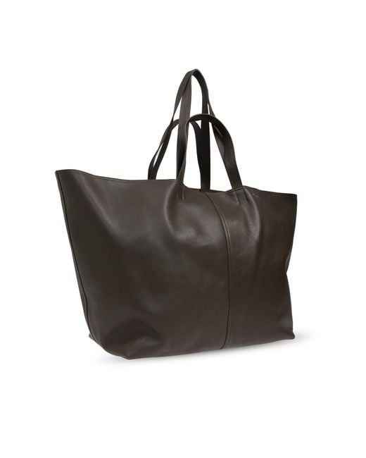 AMI Black Shopper Bag