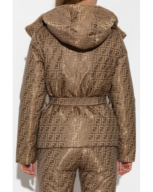 Fendi Natural Insulated Ski Jacket