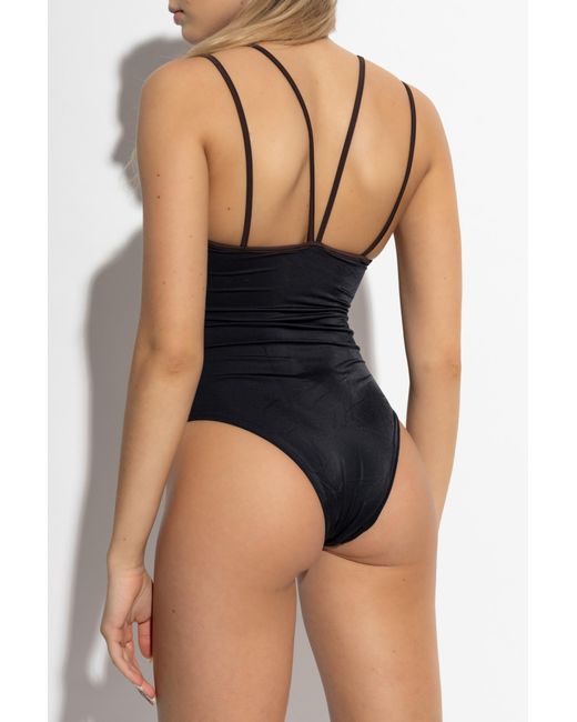 DSquared² Black One-Piece Swimsuit