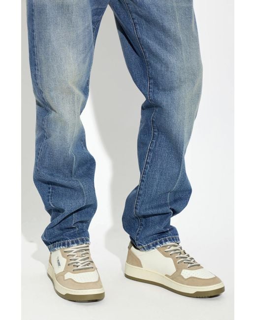 Autry White 'Medalist' Sports Shoes for men