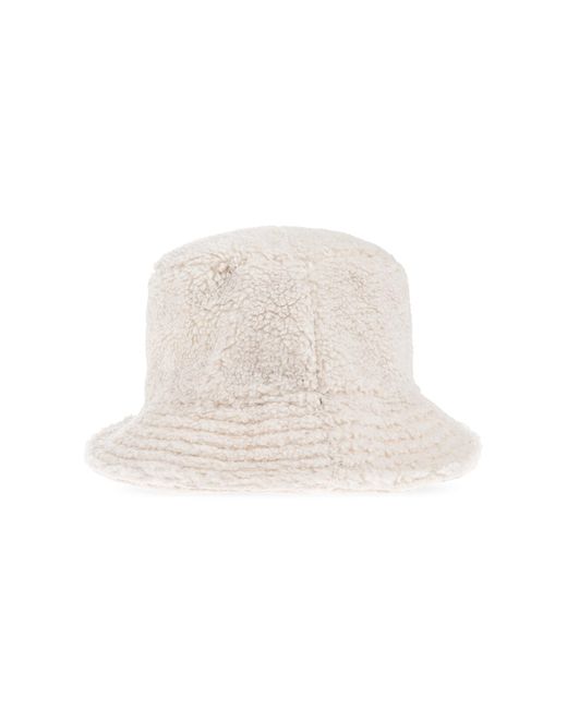 Moschino Natural Hat With Logo