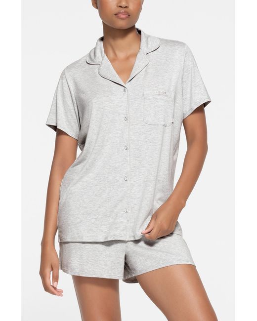 Skims White Two-Piece Pyjama Set