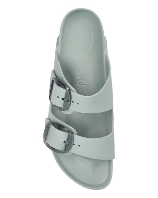 Birkenstock Green 'Arizona Big Buckle Eva' Sandals
