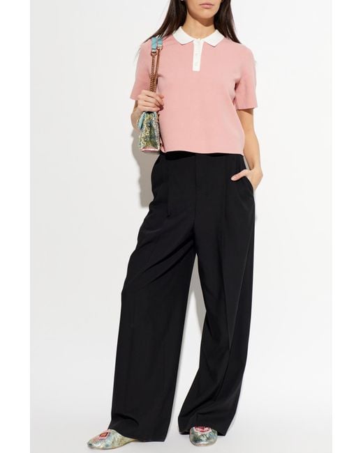 Kate Spade Pink Polo With An Application