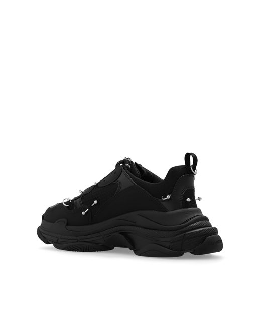 Balenciaga Black 'triple S' Sneakers, for men