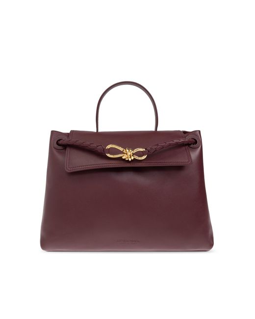 Bottega Veneta Purple Handbag `ciao Ciao`,