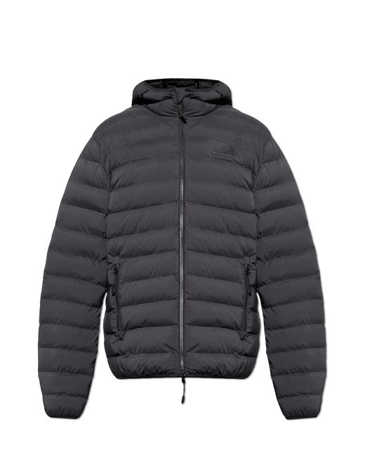 EA7 Gray Insulated Jacket for men