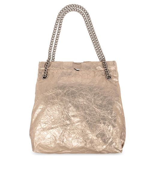 Balenciaga Natural ‘Crush M’ Shoulder Bag