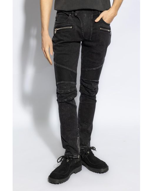 Balmain Black 'Slim' Jeans for men
