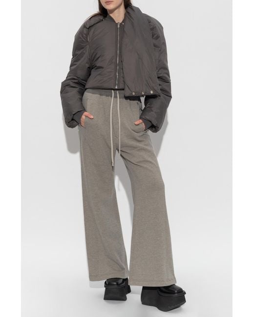Rick Owens Gray 'Pusher' Sweatpants