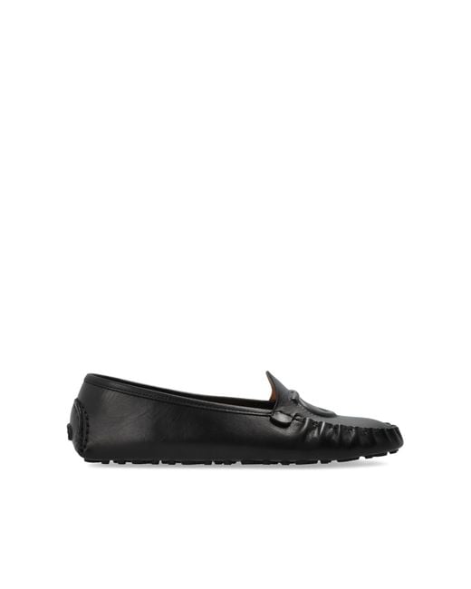 Ferragamo Black "Danel" Loafers