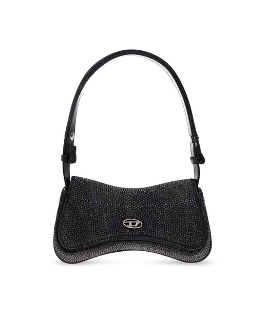 DIESEL Black Shoulder Bag "Play Clutch"
