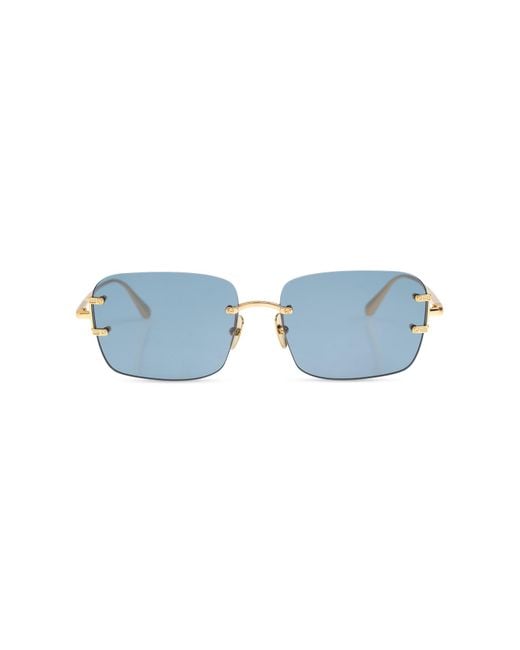 Linda Farrow Blue Sunglasses Sasha