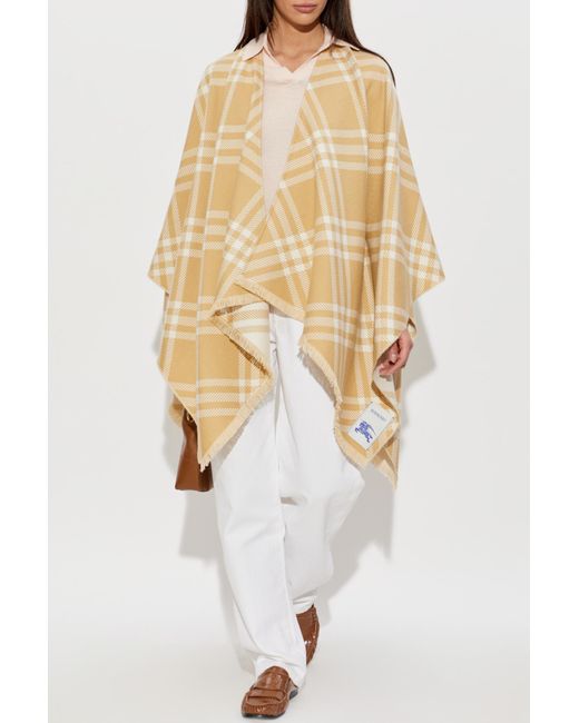 Burberry Natural Cashmere Polo "Rain
