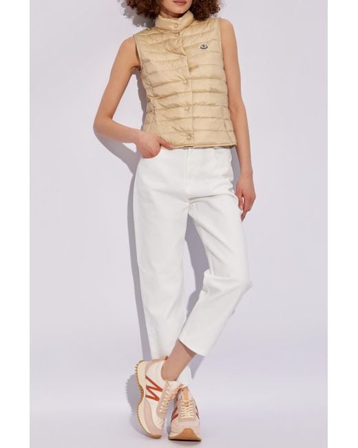 Moncler White High-Rise Jeans