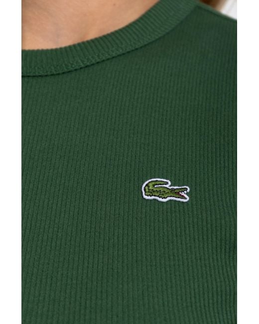 Lacoste Green T-Shirt With Logo