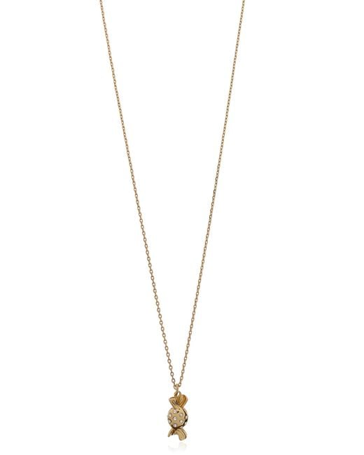 Kate Spade Metallic Necklace With Pendant