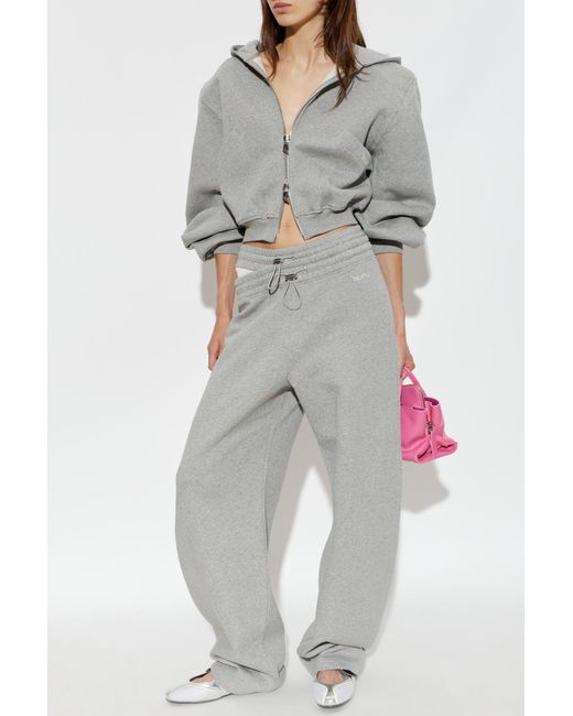 The Attico Gray Hoodie