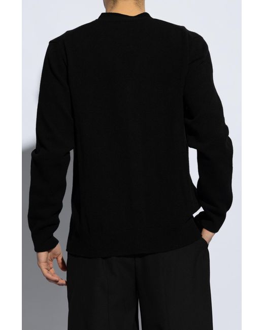 Norse Projects Black Cardigan ‘Adam’ for men