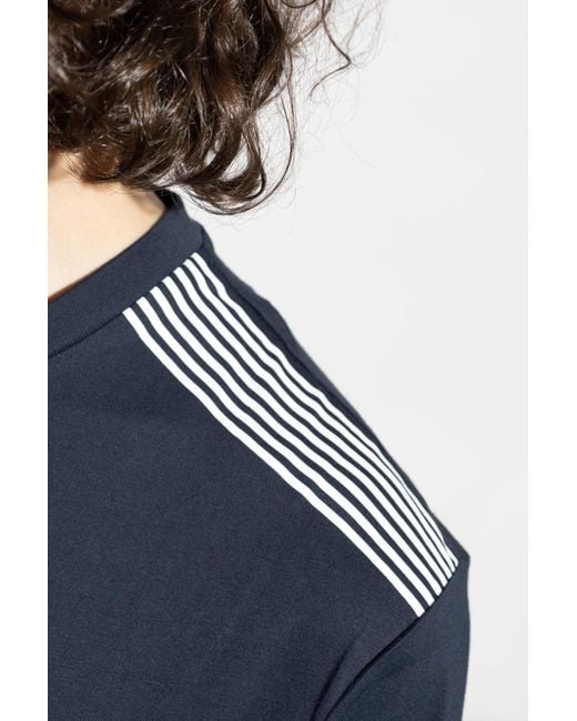 EA7 Blue T-Shirt From The 'Sustainability' Collection for men