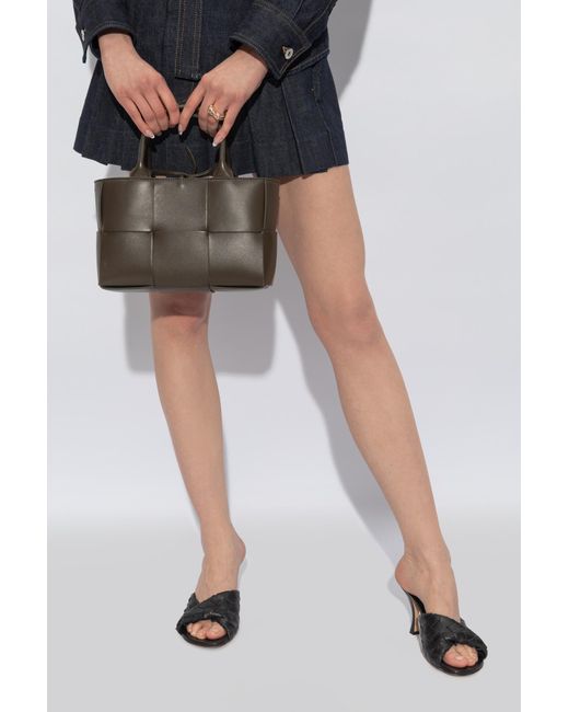 Bottega Veneta Black `arco Small` Shopper Bag,
