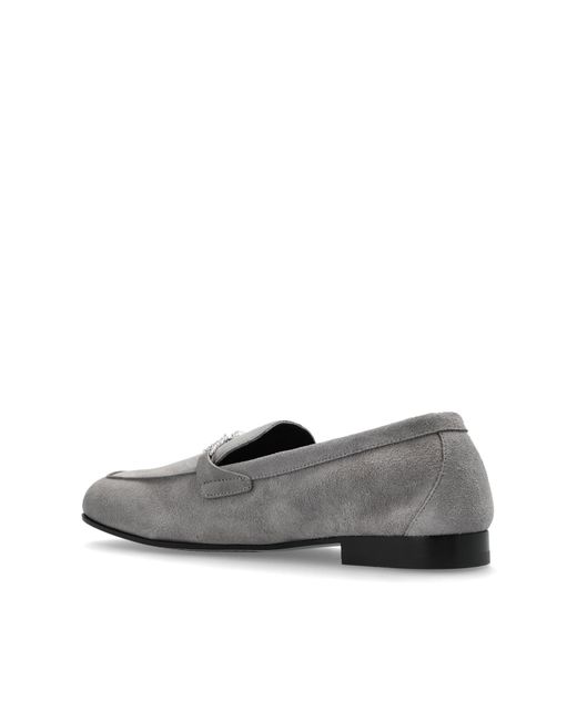 Versace Blue Loafers Type Shoes for men