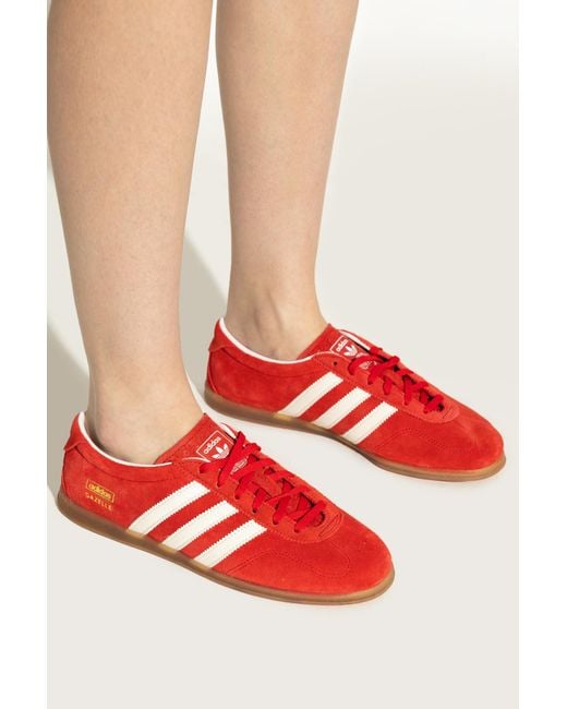 Adidas Originals Red Sports Shoes "Gazelle Lo Pro"