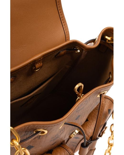 MCM Brown Backpack 'Aren Mini'