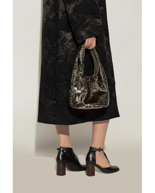 J.W. Anderson Black Handbag Mini Sequin